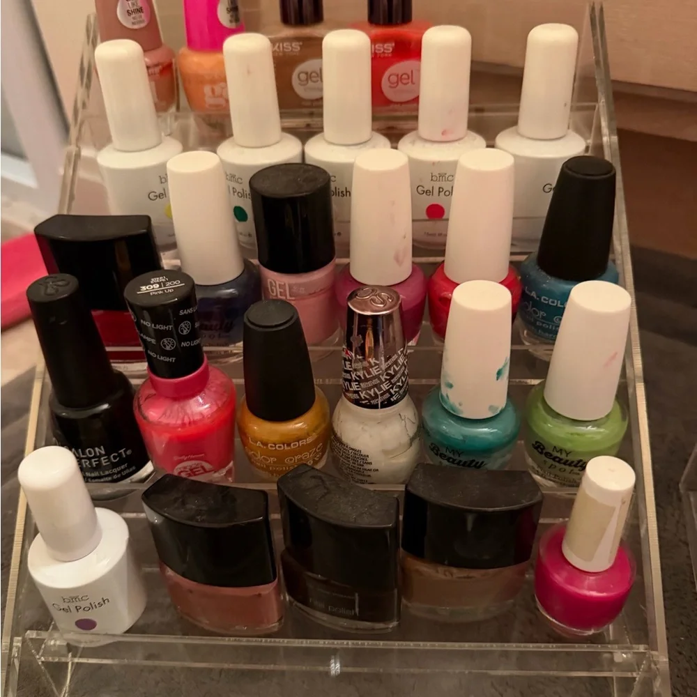 Clear Acrylic Nail Polish Organizer